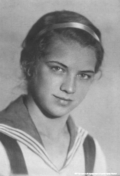 Н.В. Ковшова. 1939 г. Главархив Москвы.